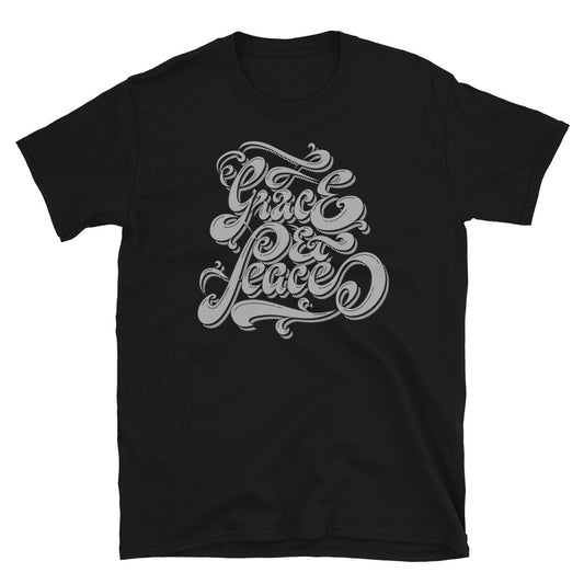 Grace & Peace Black Tee
